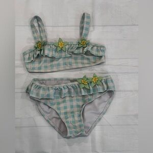 JUMP N’ SPLASH girls Ruffle Bikini Set/size 6X